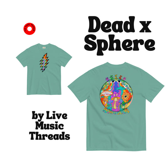 Sphere x Dead & Company Las Vegas inspired psychedelic unisex T-shirt