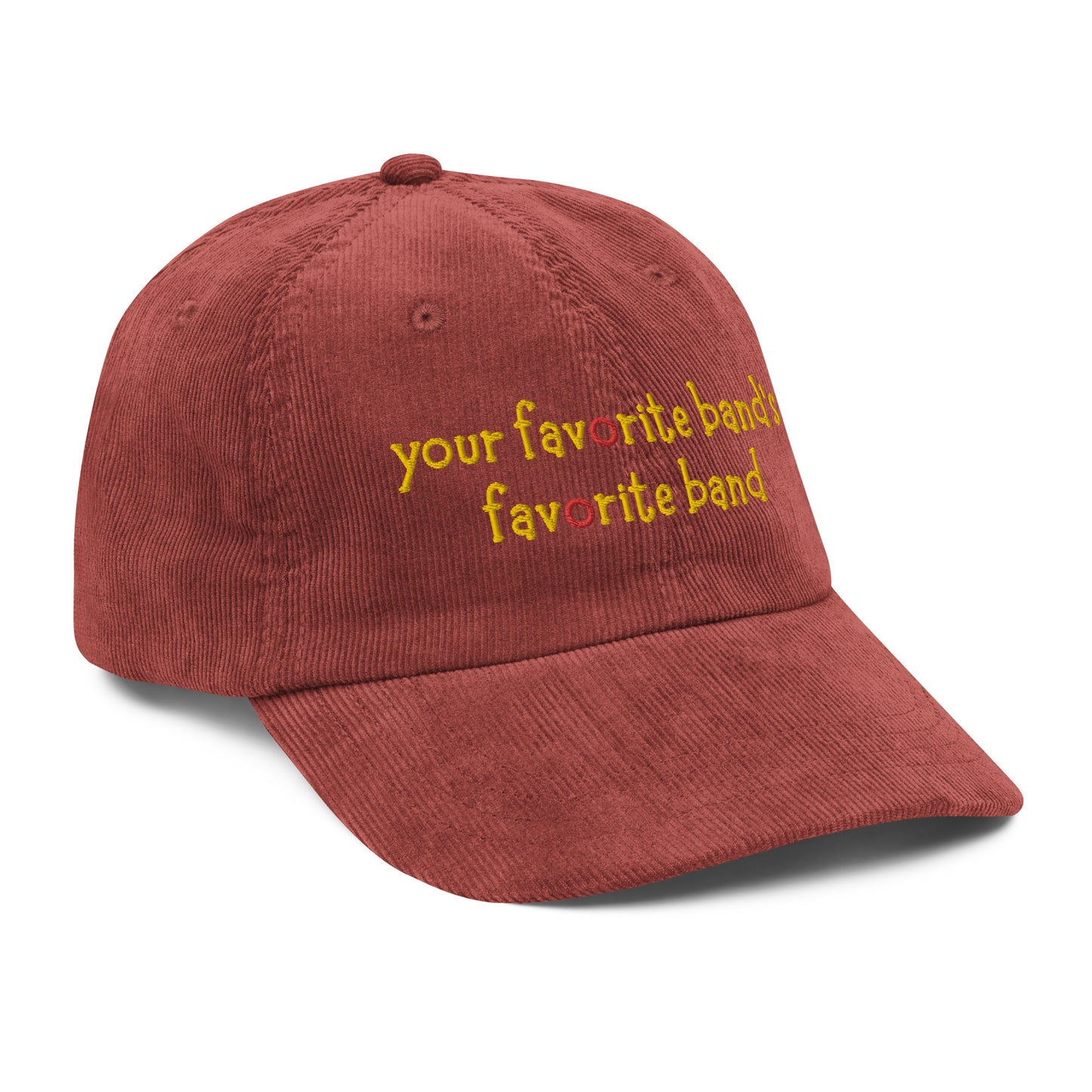 Phish x Chappell Roan inspired corduroy dad cap