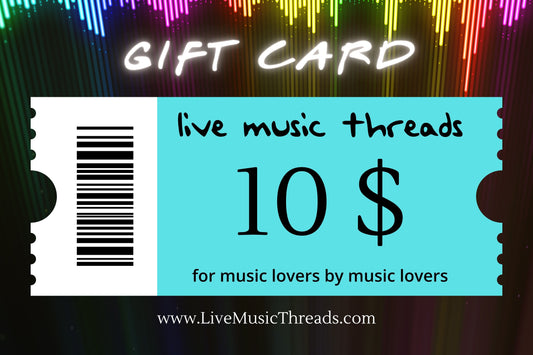 Live Music Threads Gift Card