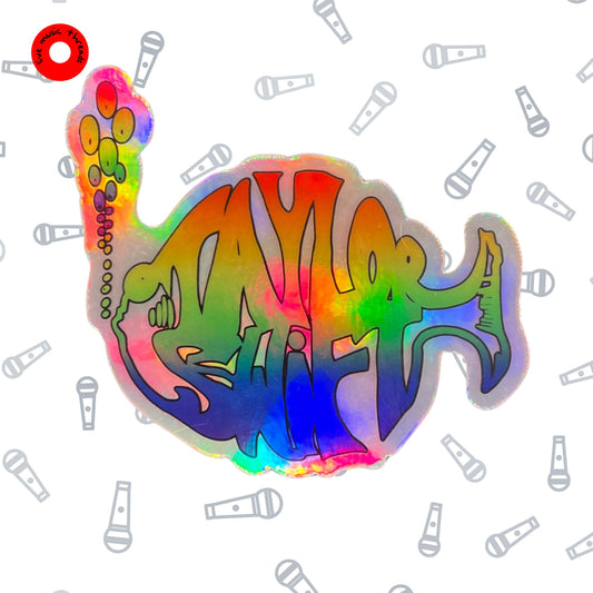 Holographic Swiphtie Sticker (10 pack) | Swiftie + Phish inspired
