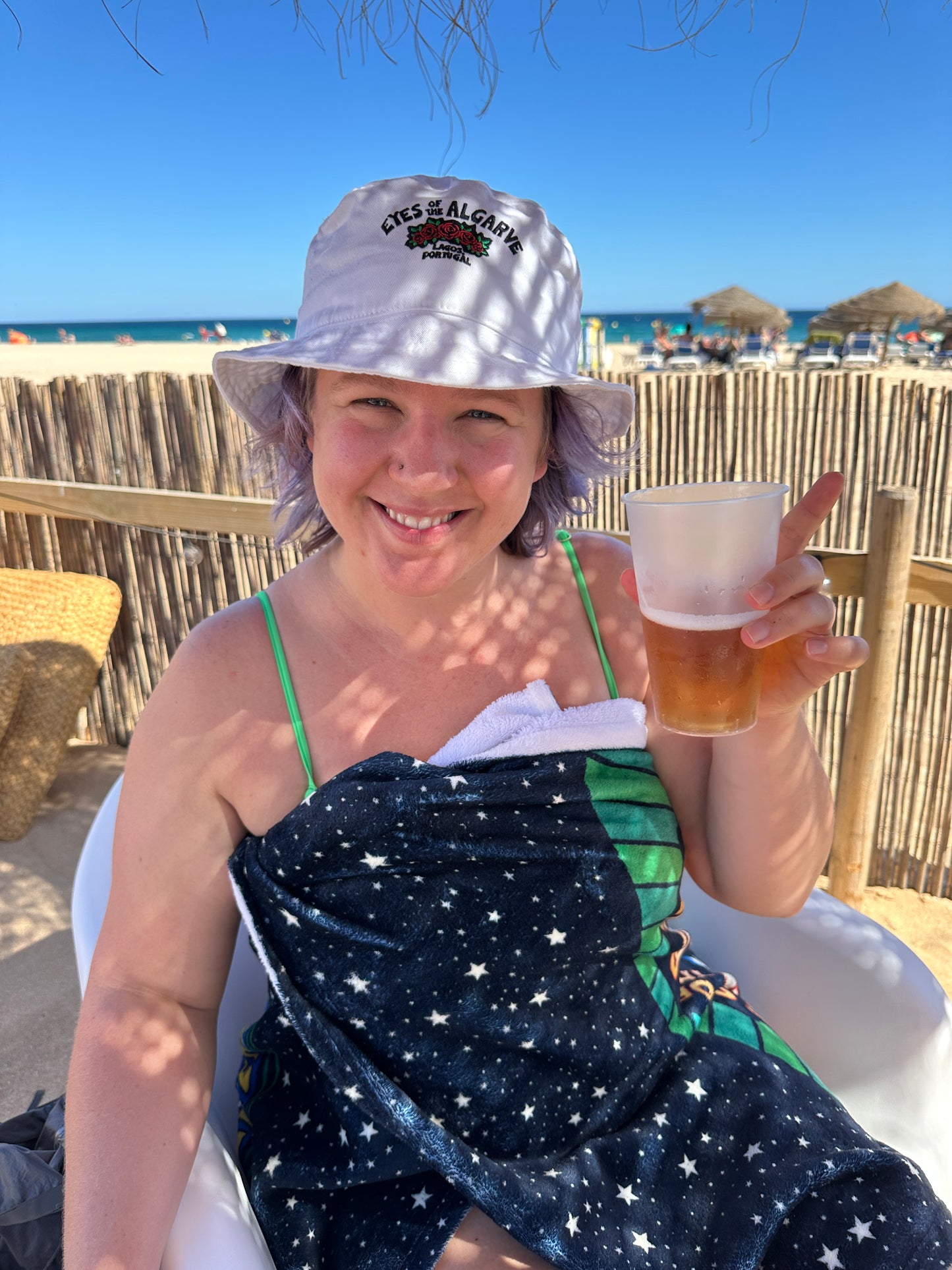 Eyes of the Algarve Beach Towel