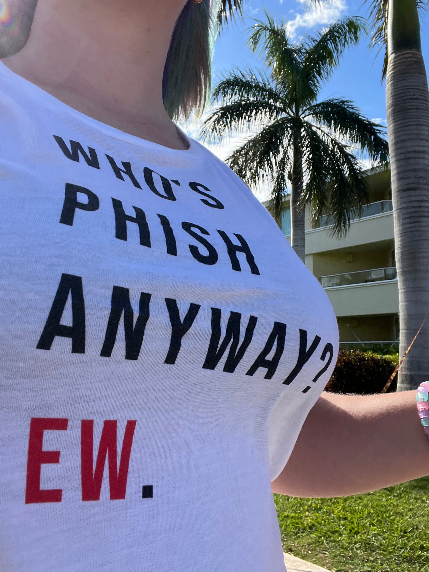 Who’s Phish Anyway? Women's Muscle Tank | Taylor Swift & Phan Inspired Mashup