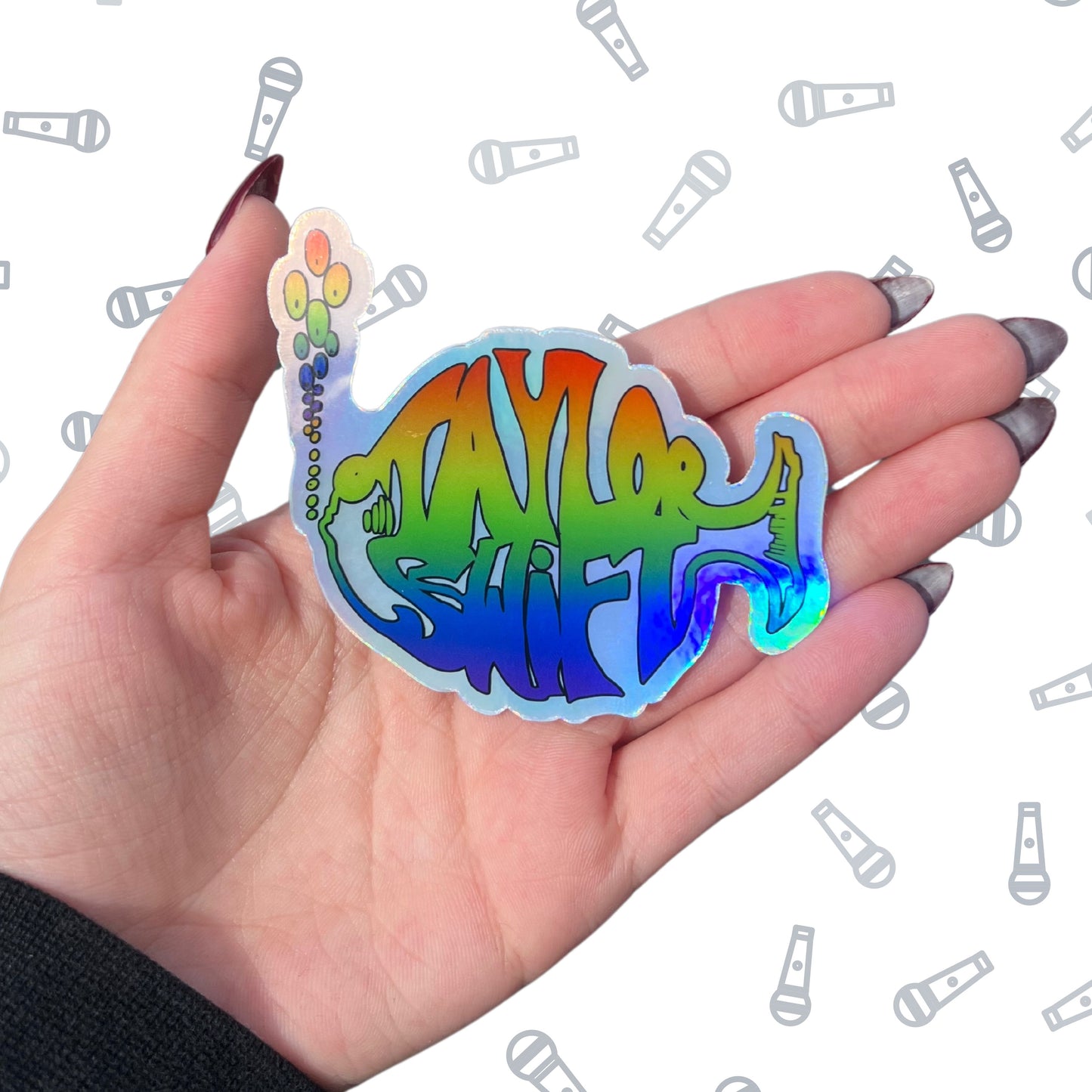 Holographic Swiphtie Sticker (10 pack) | Swiftie + Phish inspired