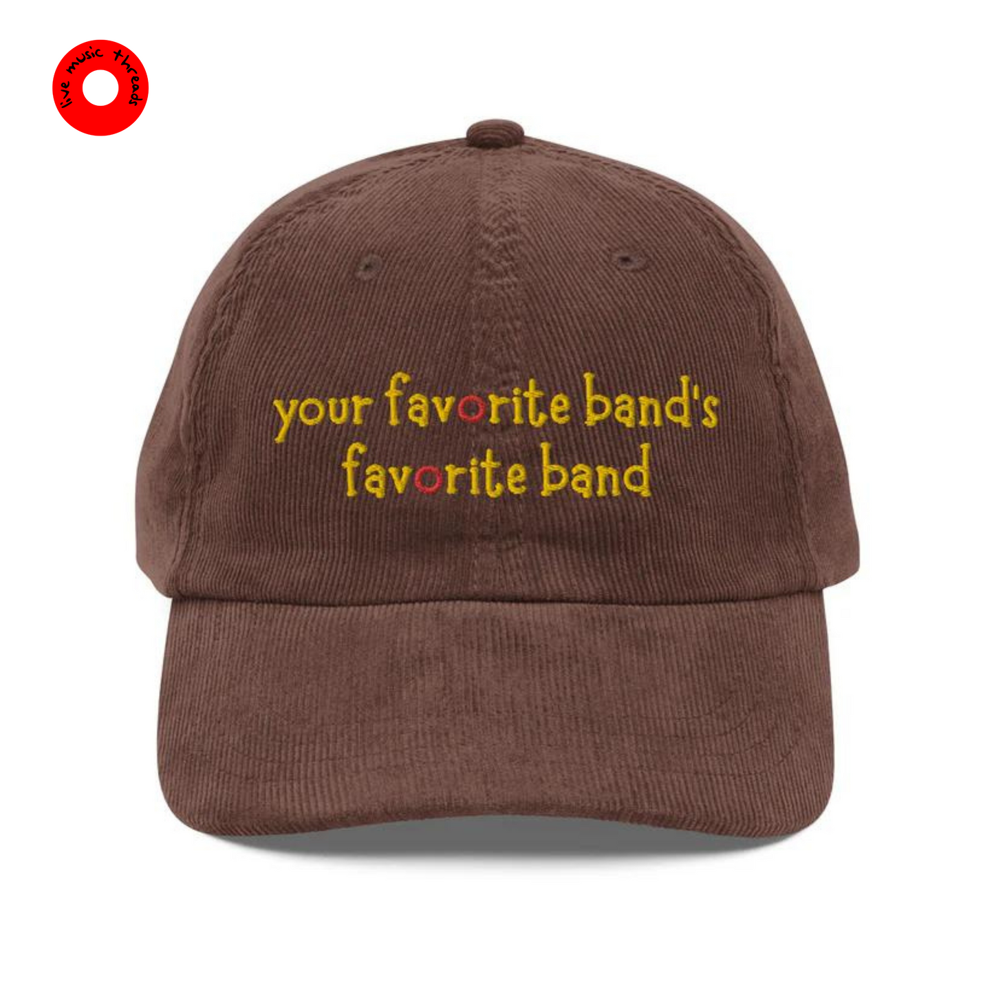 Phish x Chappell Roan inspired corduroy dad cap