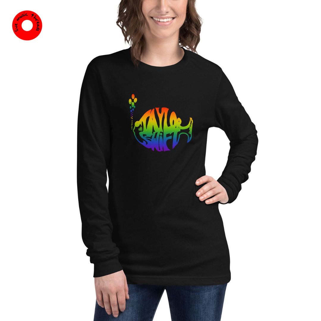 Swiphtie Long Sleeve T: Swiftie & Phish Rainbow Unisex T-shirt