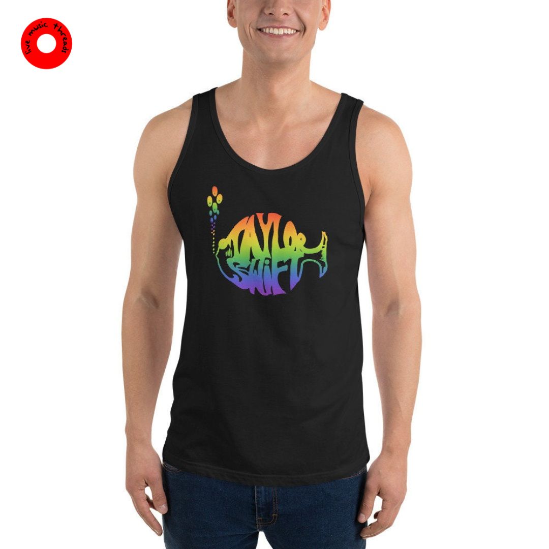 Swiphtie Tank: Swiftie & Phish Rainbow