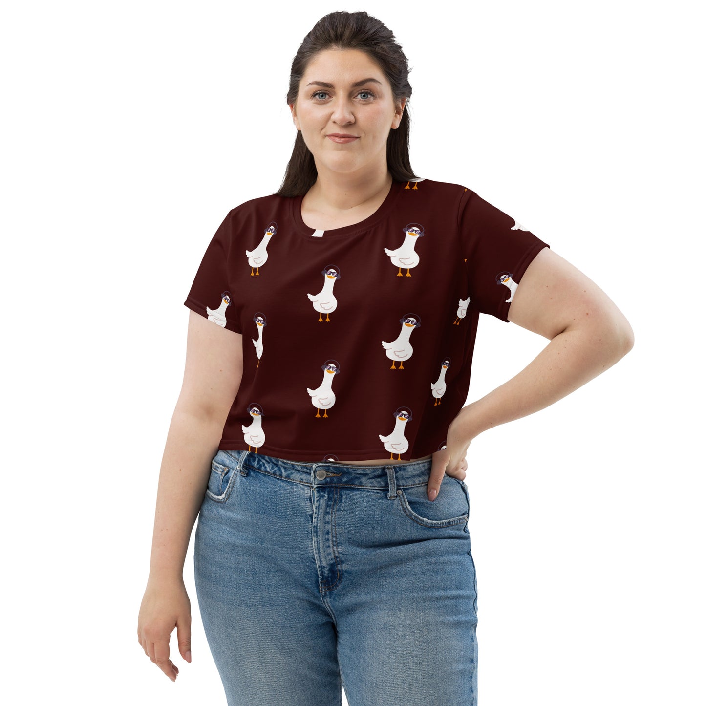 goose X Phish crossover crop top | all over print