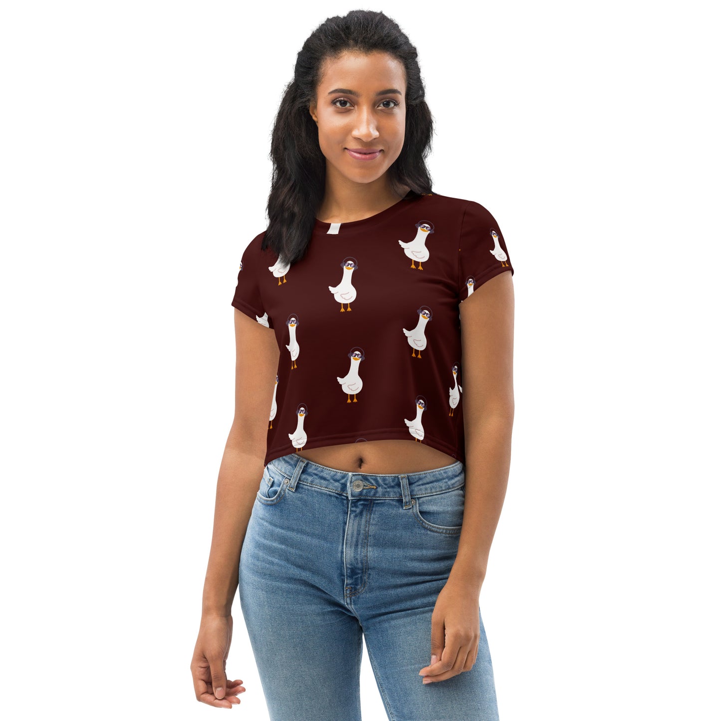 goose X Phish crossover crop top | all over print