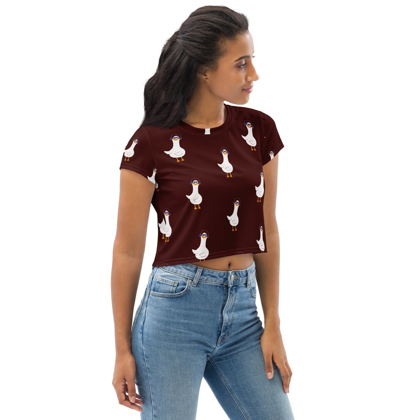 goose X Phish crossover crop top | all over print