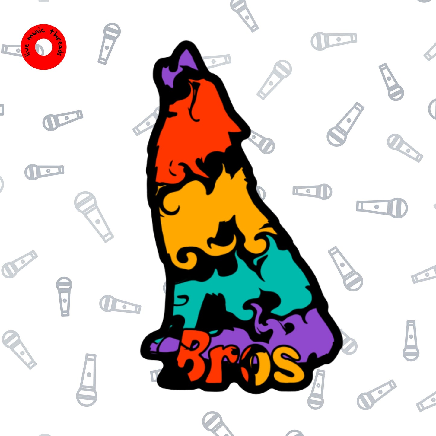 The Wolf Bros Sticker Pack