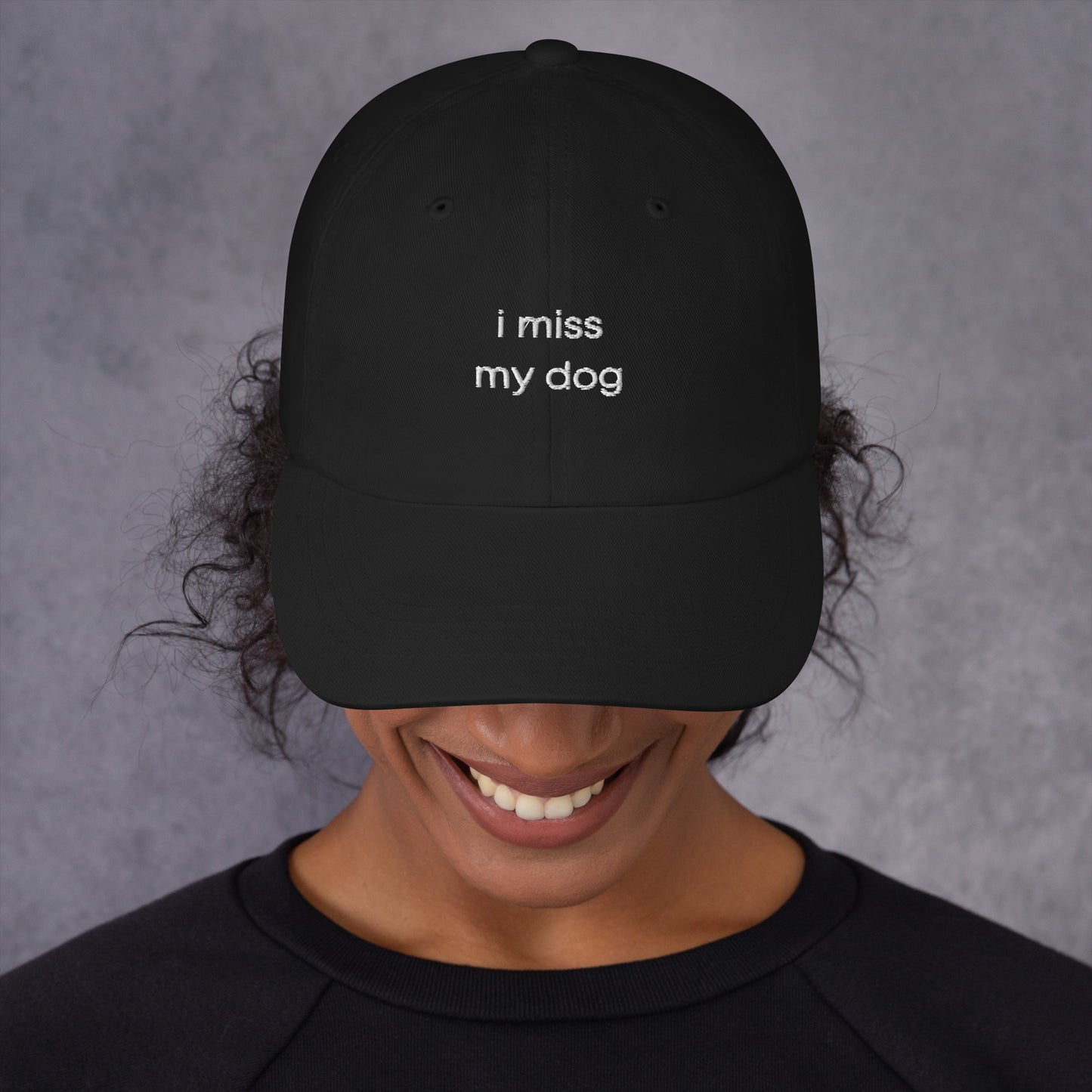 i miss my dog | embroidered baseball dad cap