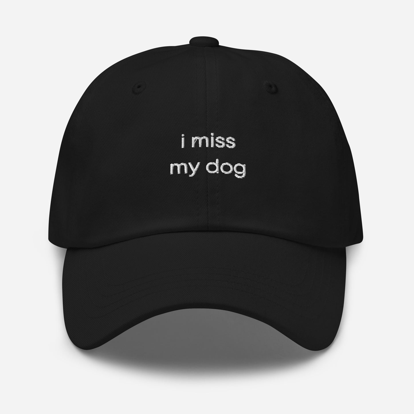 i miss my dog | embroidered baseball dad cap