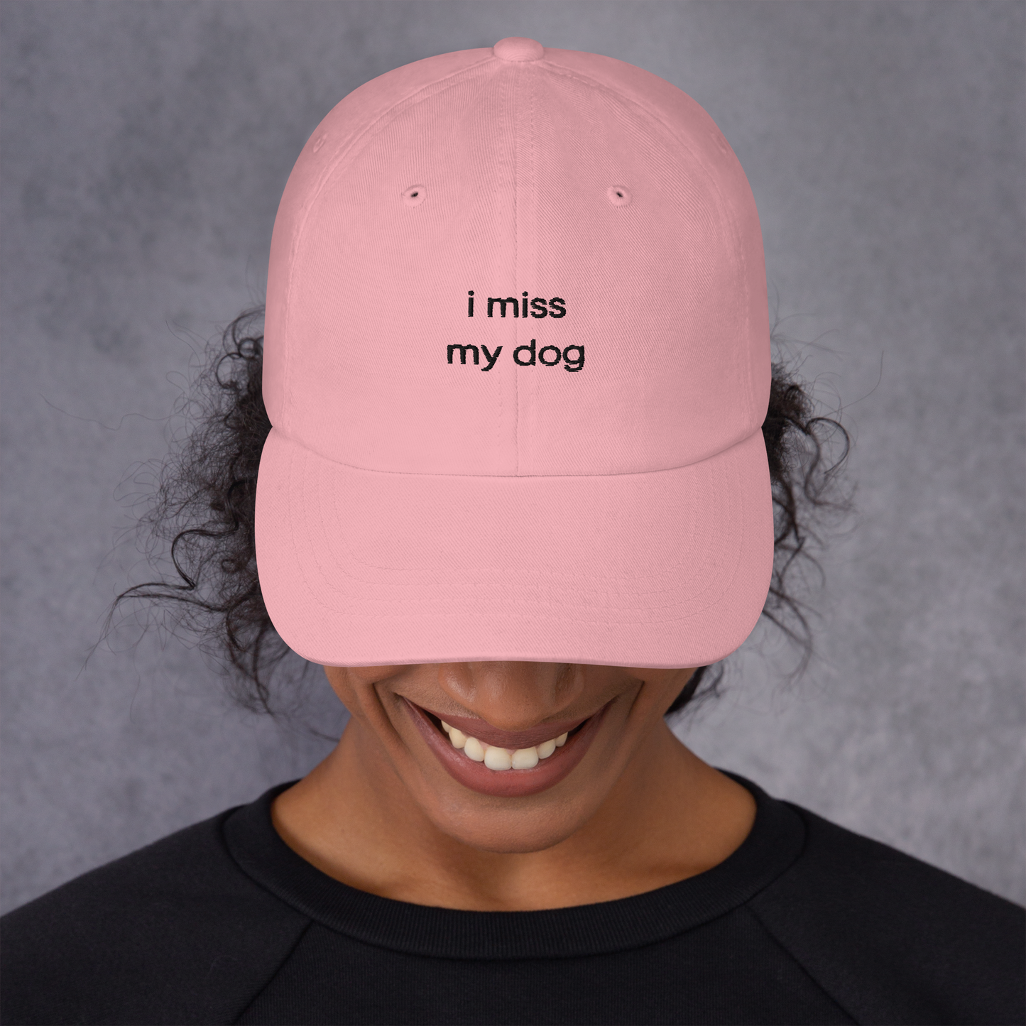 i miss my dog | embroidered baseball dad cap