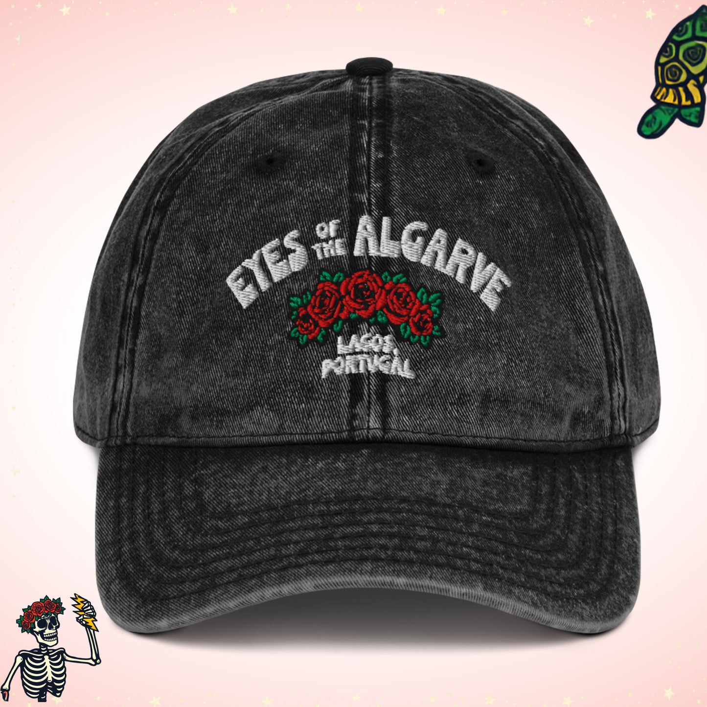 Eyes of the Algarve Embroidered Cap