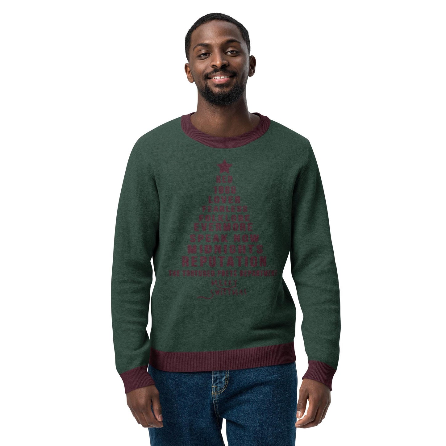 The Eras Knit Crewneck Sweater | Taylor Swift Inspired Christmas Sweater