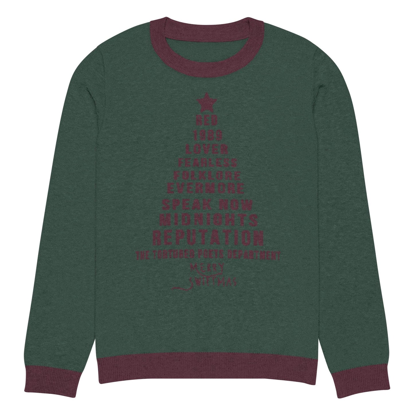 The Eras Knit Crewneck Sweater | Taylor Swift Inspired Christmas Sweater