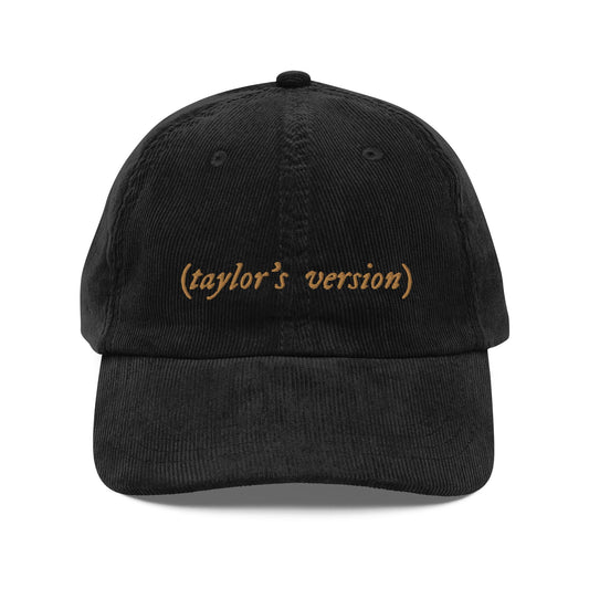 Taylor’s Version Embroidered Corduroy Hat