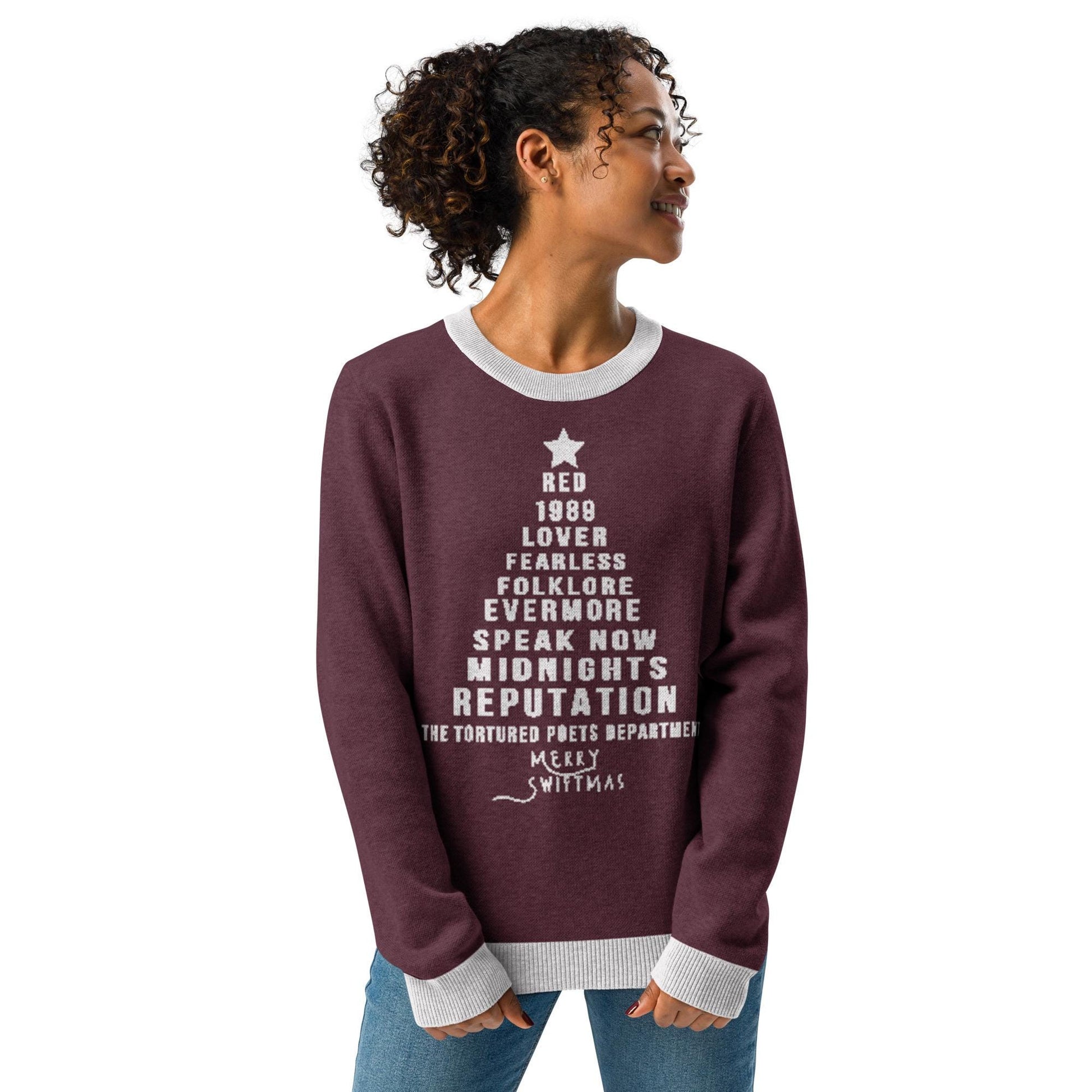 The Eras Knit Crewneck Sweater | Taylor Swift Inspired Christmas Sweater