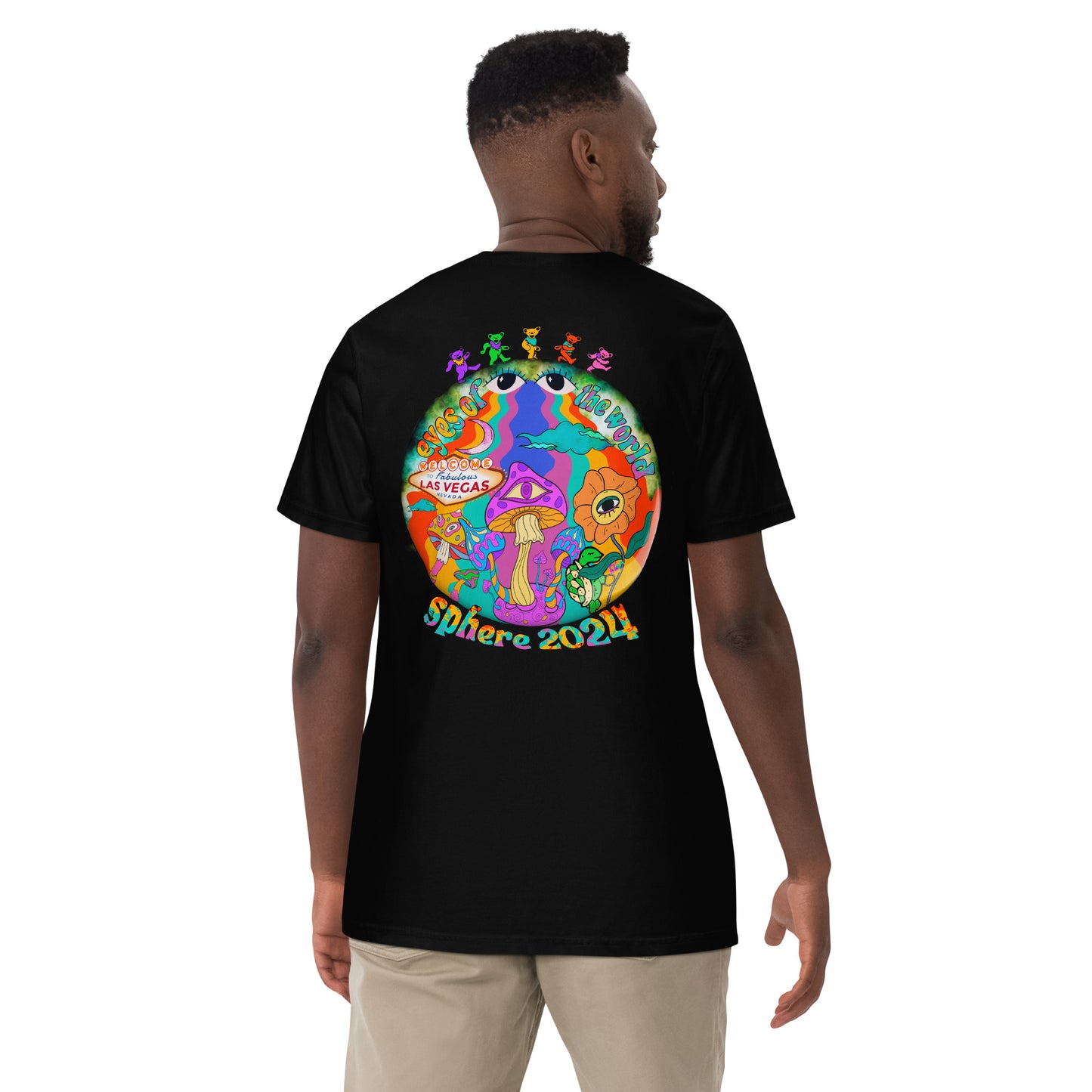 Sphere x Dead & Company Las Vegas inspired psychedelic unisex T-shirt