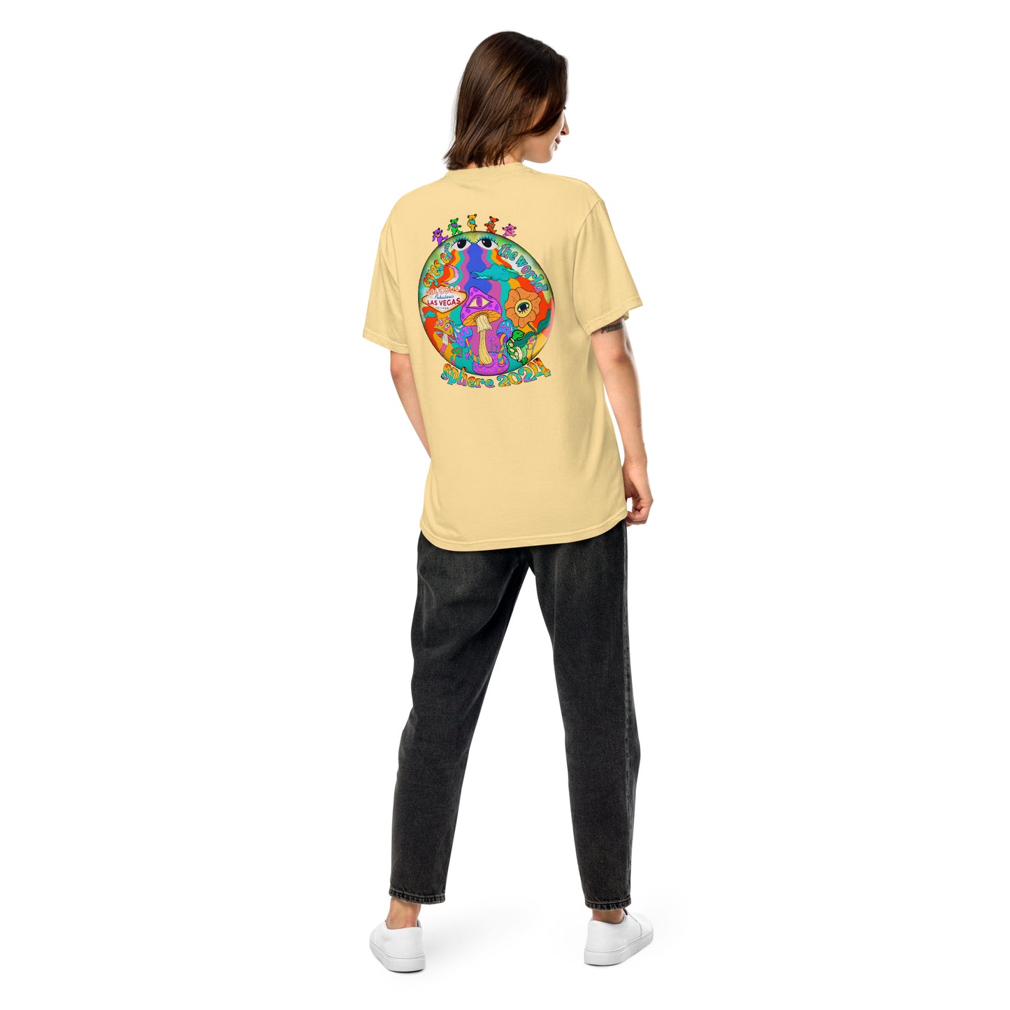 Sphere x Dead & Company Las Vegas inspired psychedelic unisex T-shirt