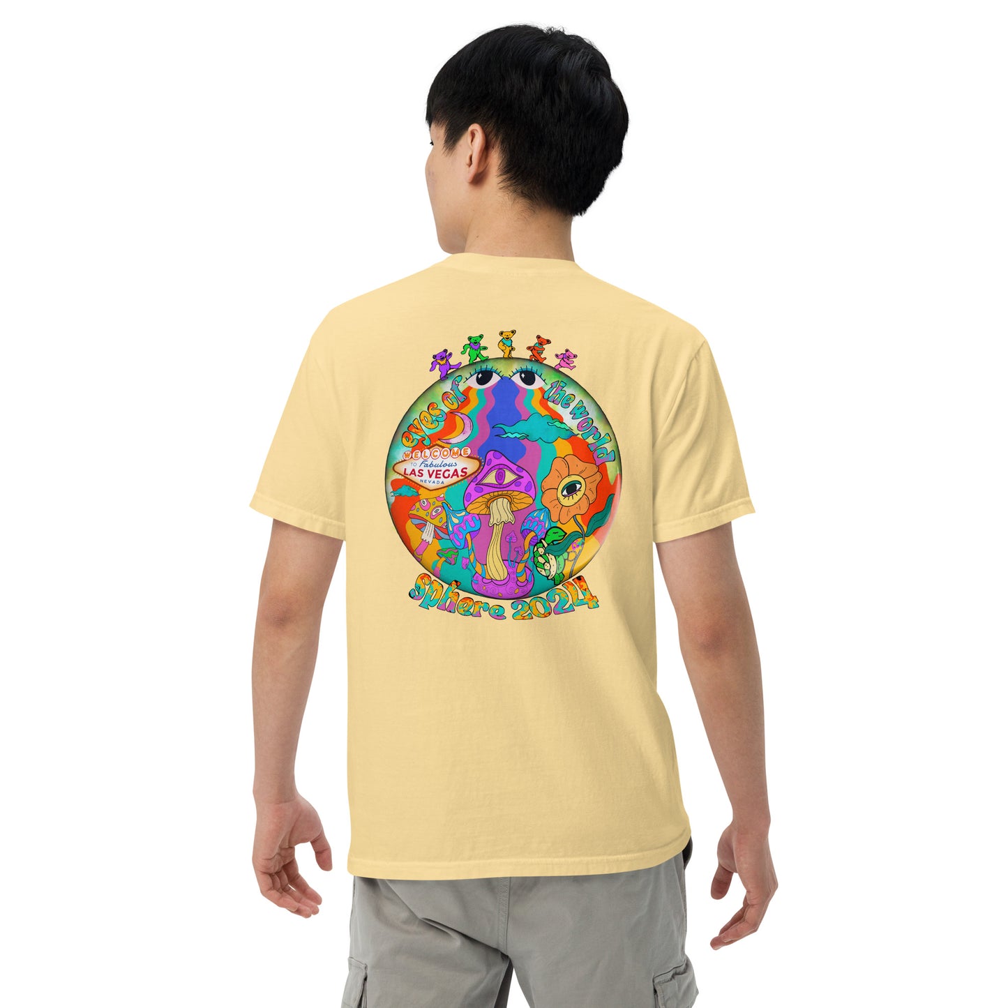 Sphere x Dead & Company Las Vegas inspired psychedelic unisex T-shirt