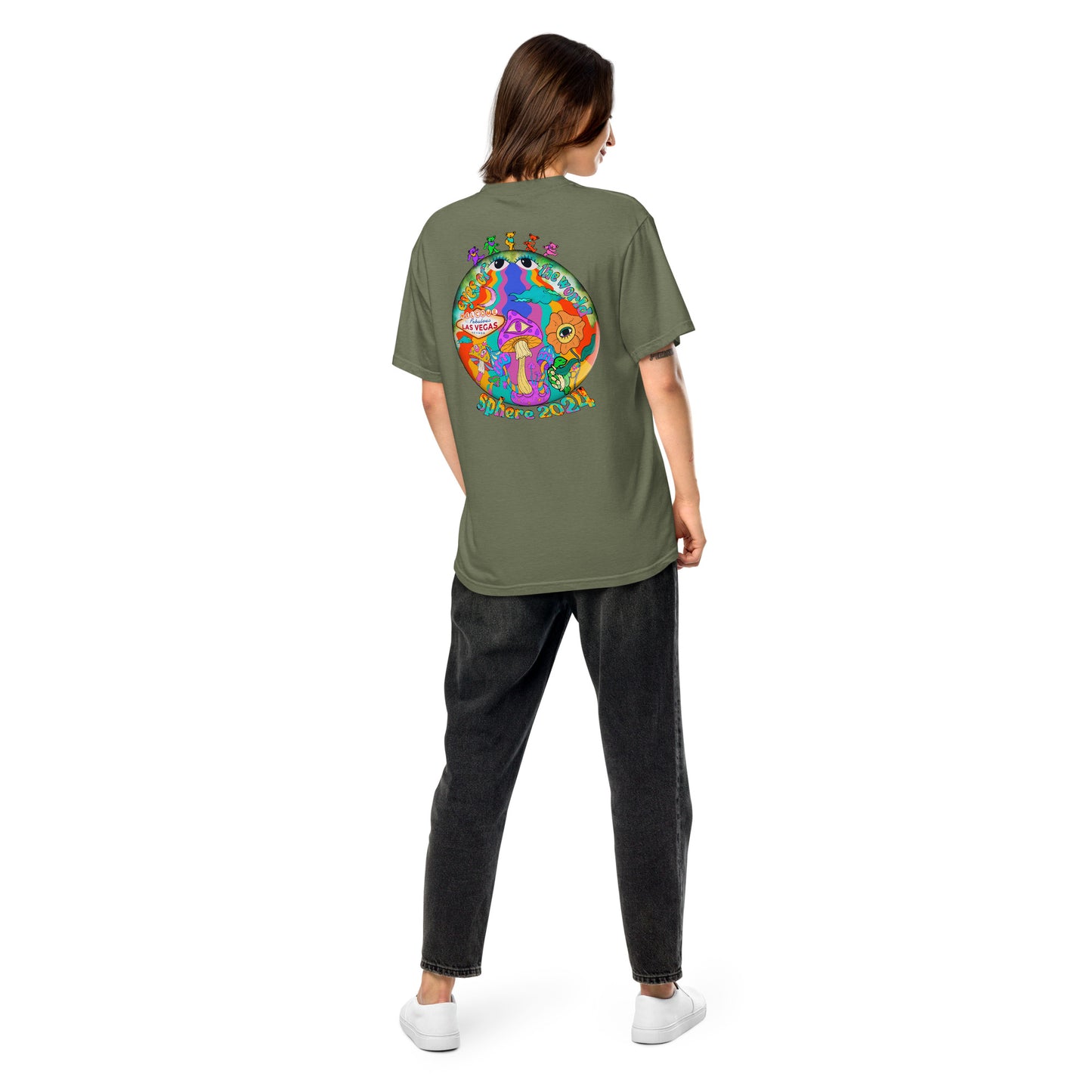 Sphere x Dead & Company Las Vegas inspired psychedelic unisex T-shirt