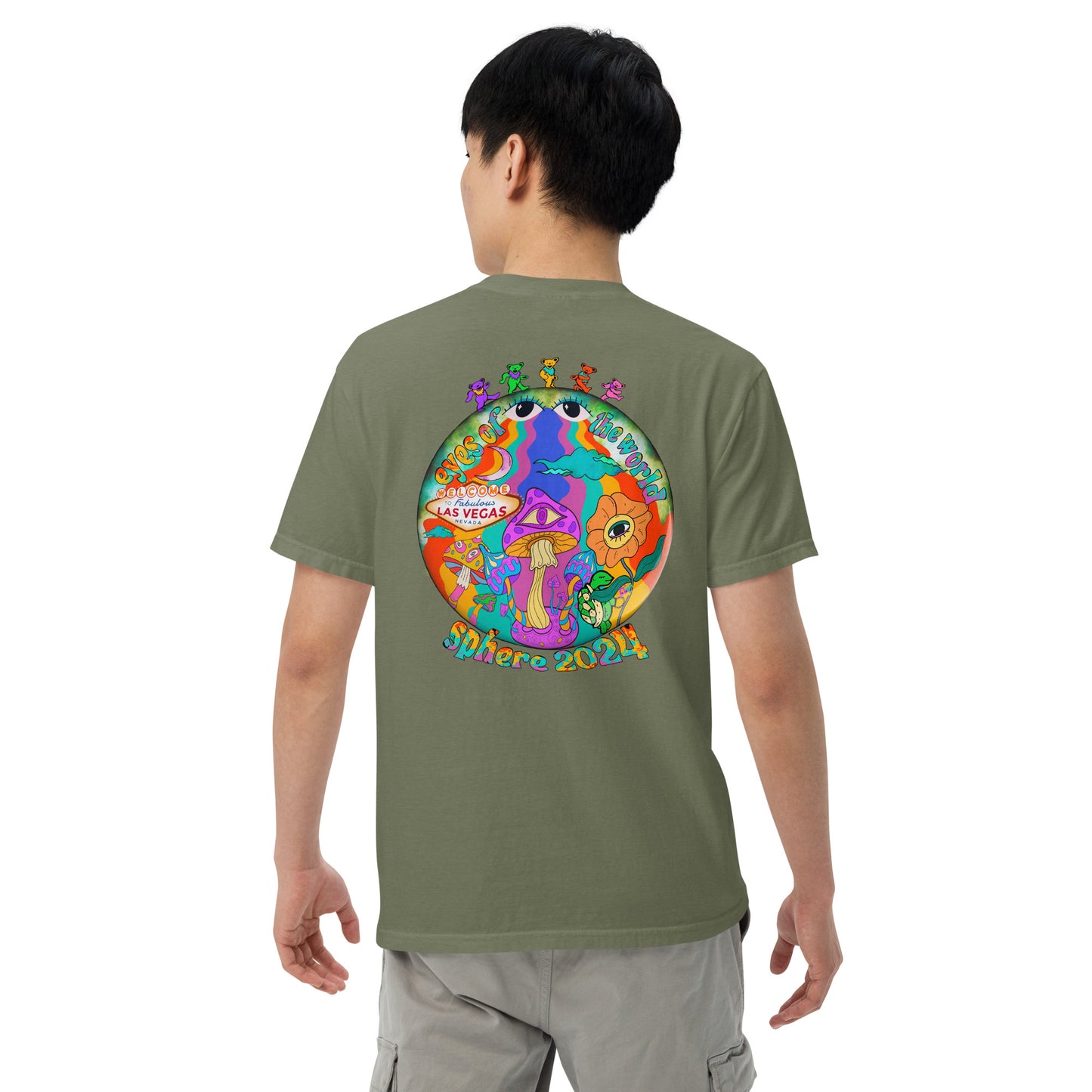 Sphere x Dead & Company Las Vegas inspired psychedelic unisex T-shirt