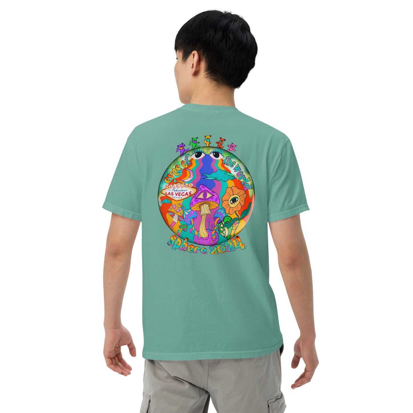 Sphere x Dead & Company Las Vegas inspired psychedelic unisex T-shirt