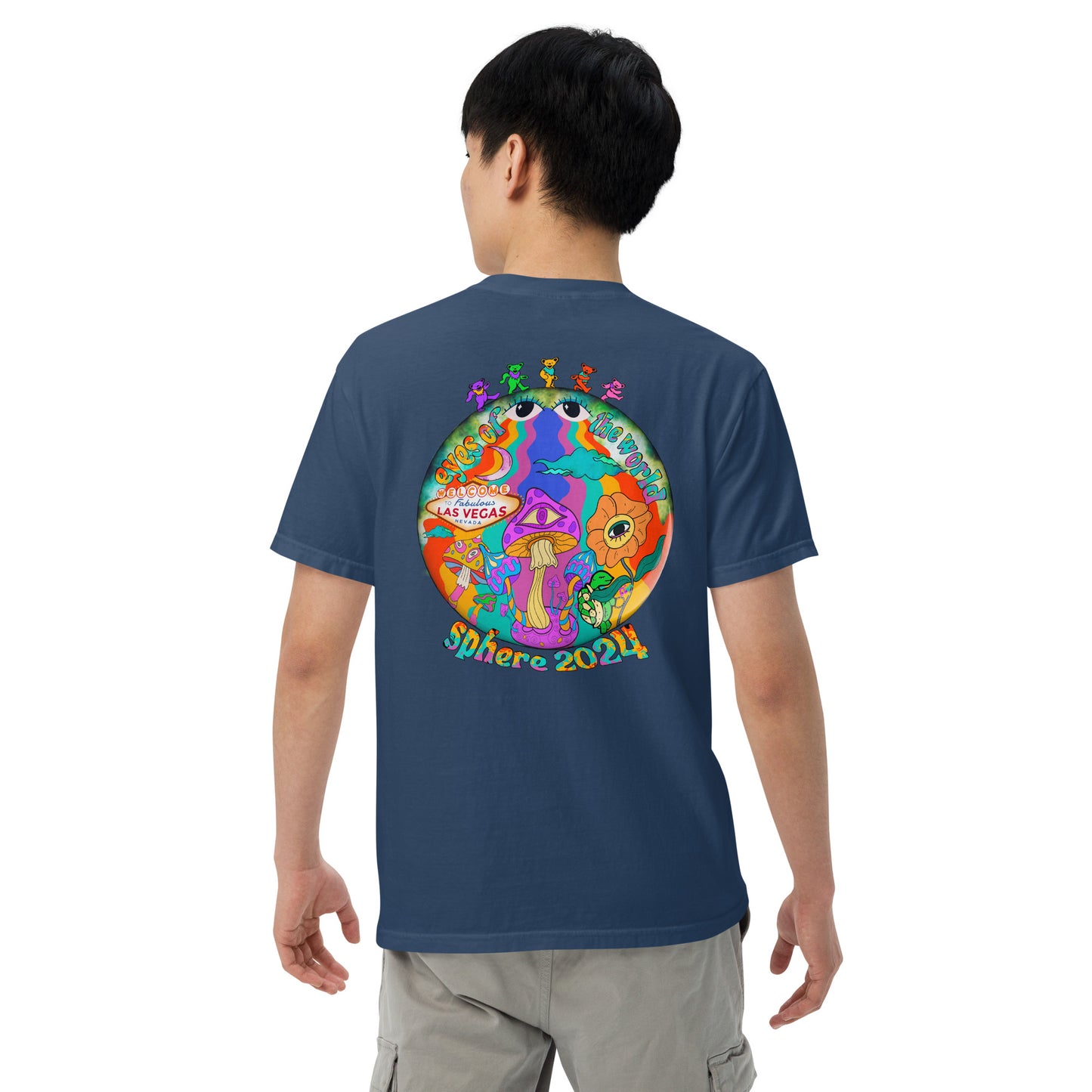 Sphere x Dead & Company Las Vegas inspired psychedelic unisex T-shirt