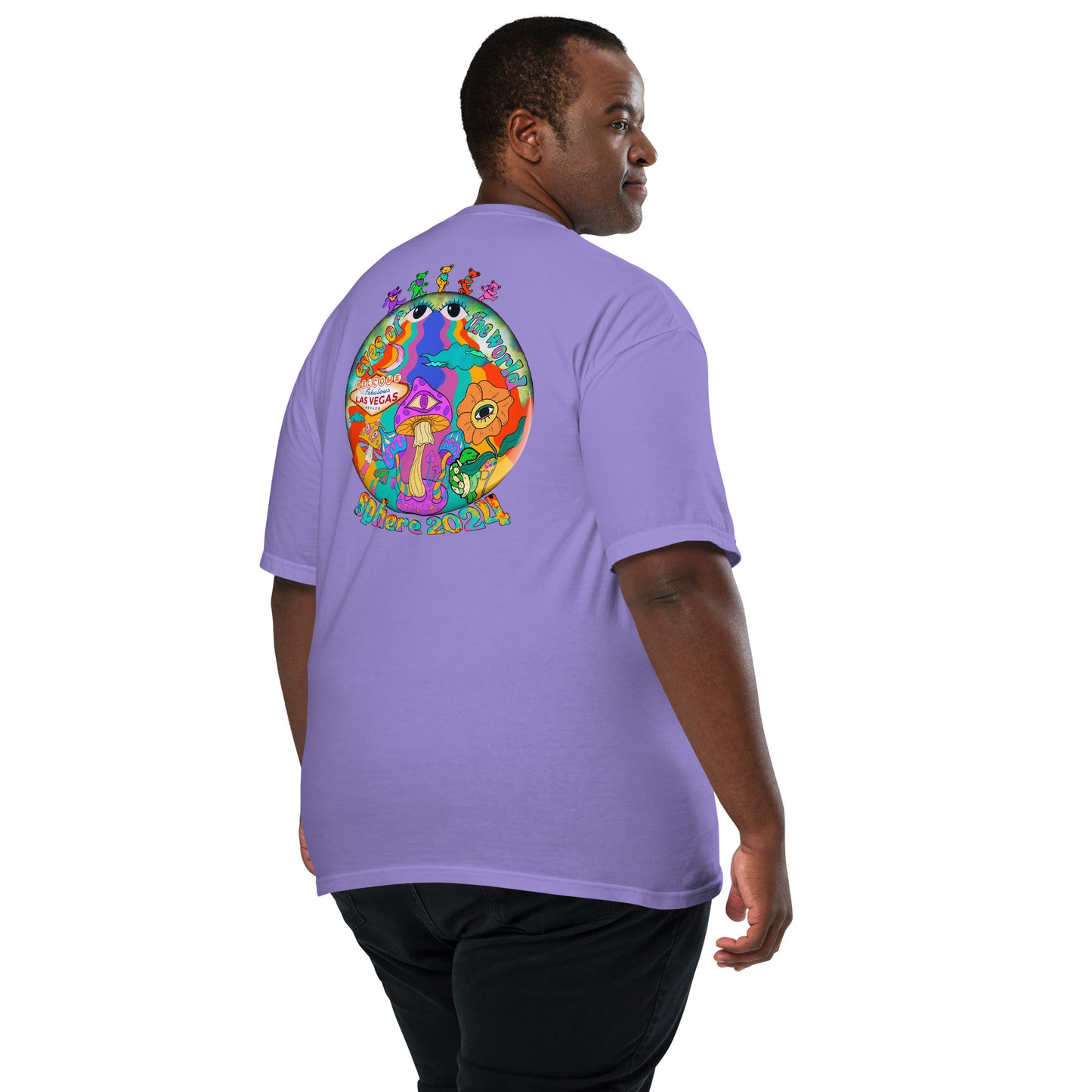 Sphere x Dead & Company Las Vegas inspired psychedelic unisex T-shirt