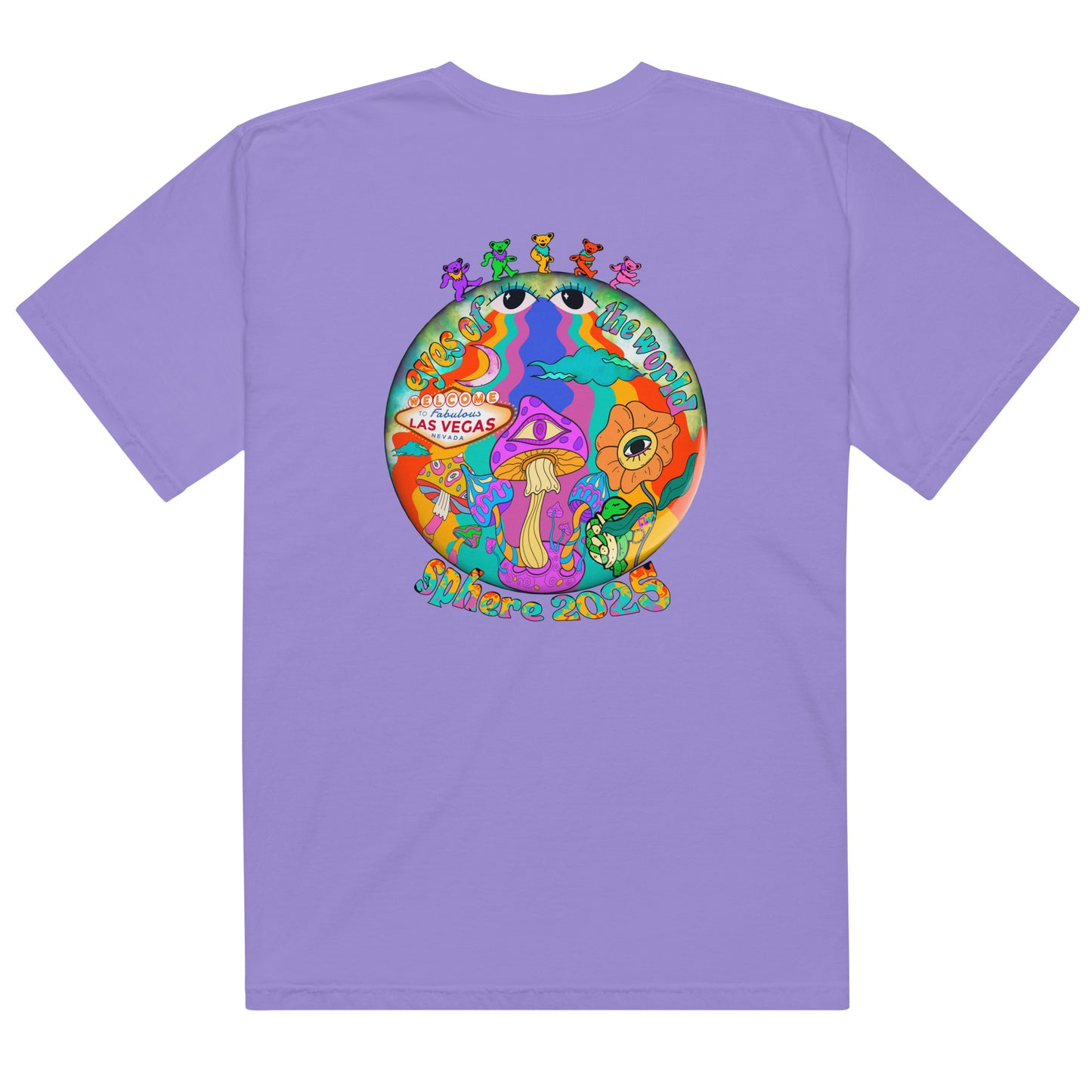 Sphere x Dead & Company Las Vegas inspired psychedelic unisex T-shirt