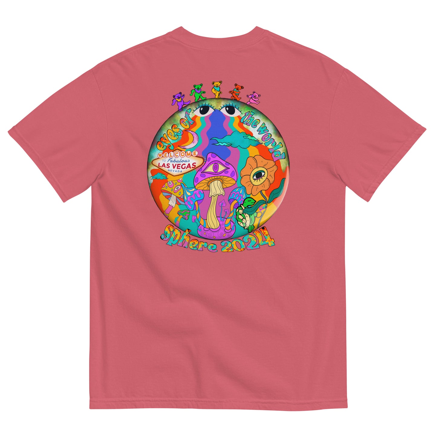 Sphere x Dead & Company Las Vegas inspired psychedelic unisex T-shirt