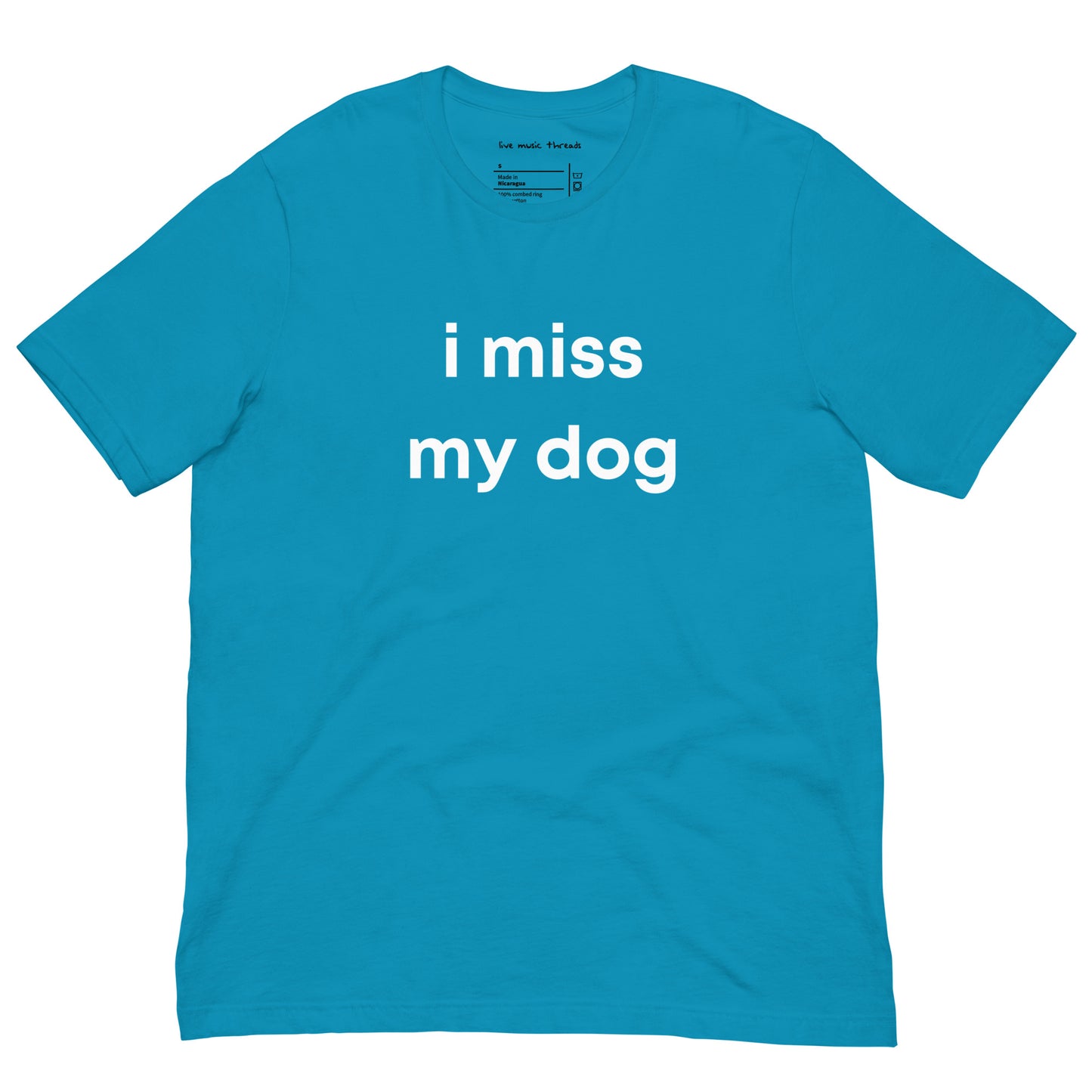 i miss my dog | unisex travel T-shirt