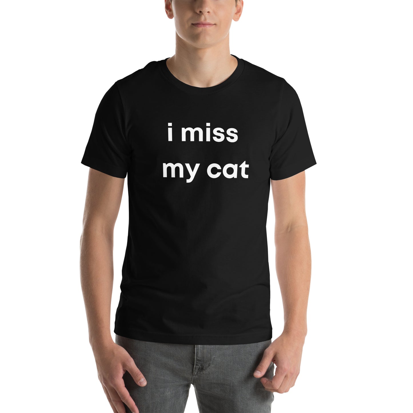 i miss my cat | unisex travel t-shirt