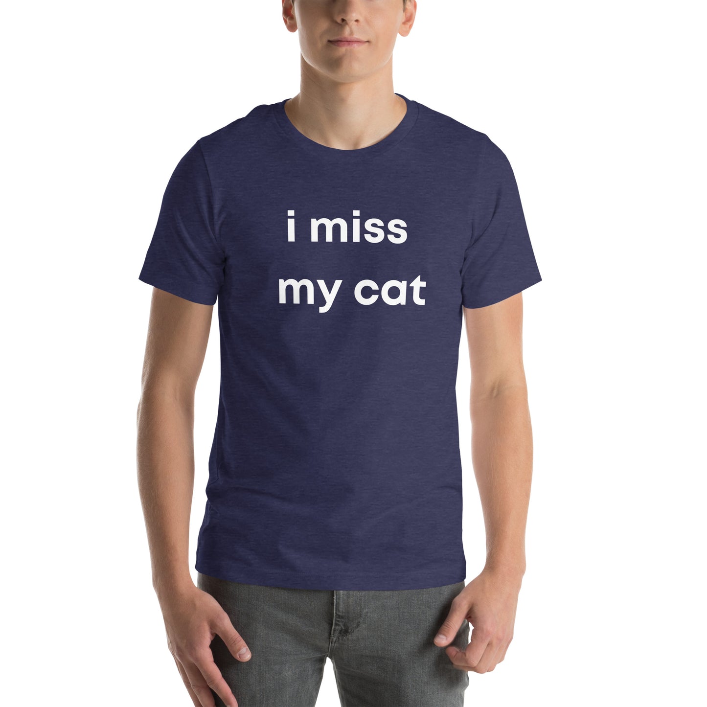 i miss my cat | unisex travel t-shirt