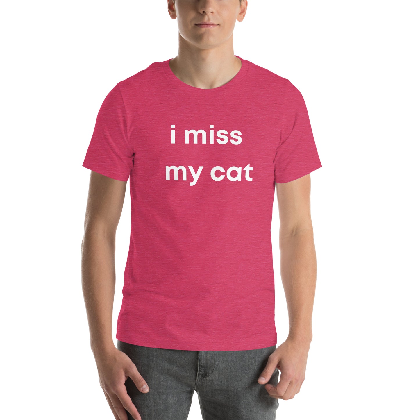 i miss my cat | unisex travel t-shirt