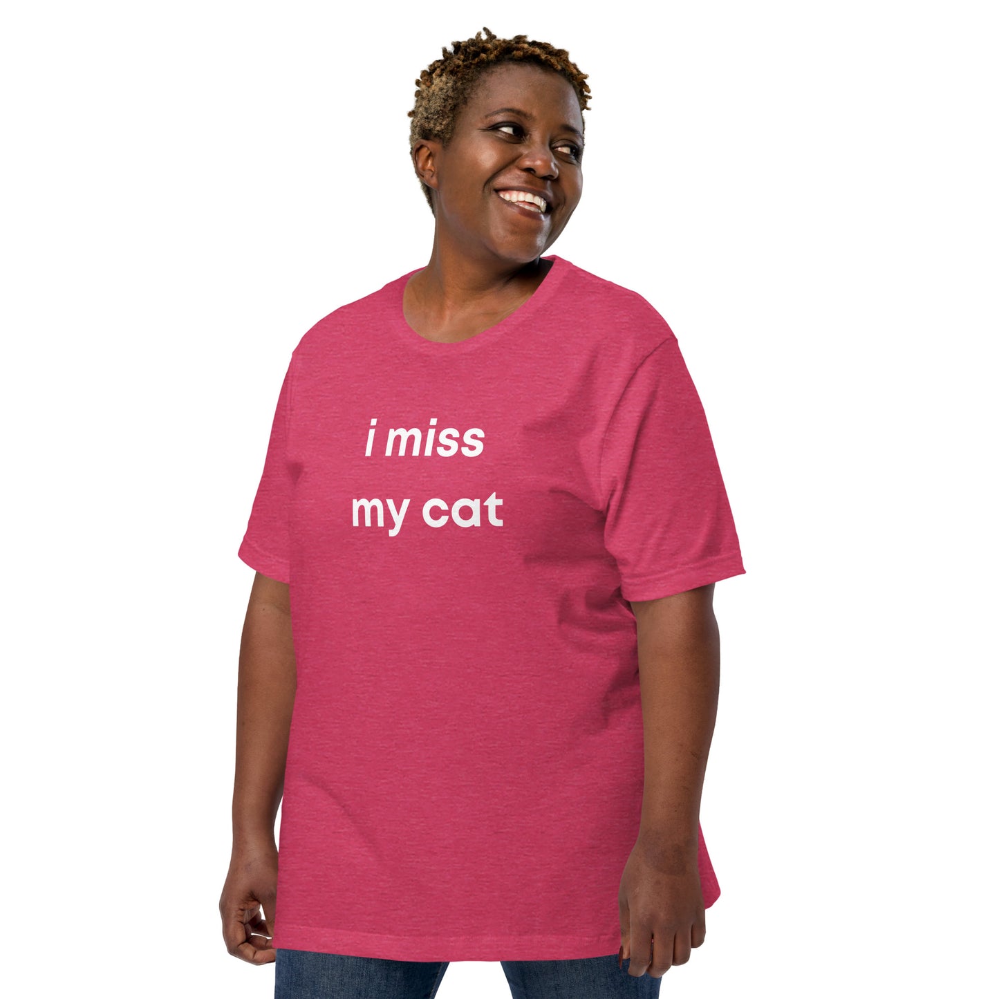 i miss my cat | unisex travel t-shirt