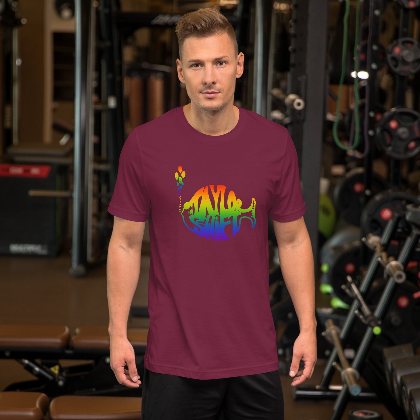 The Swiphtie T (Taylor's Version): Taylor Swift & Phish Rainbow t-shirt Unisex (large logo design)