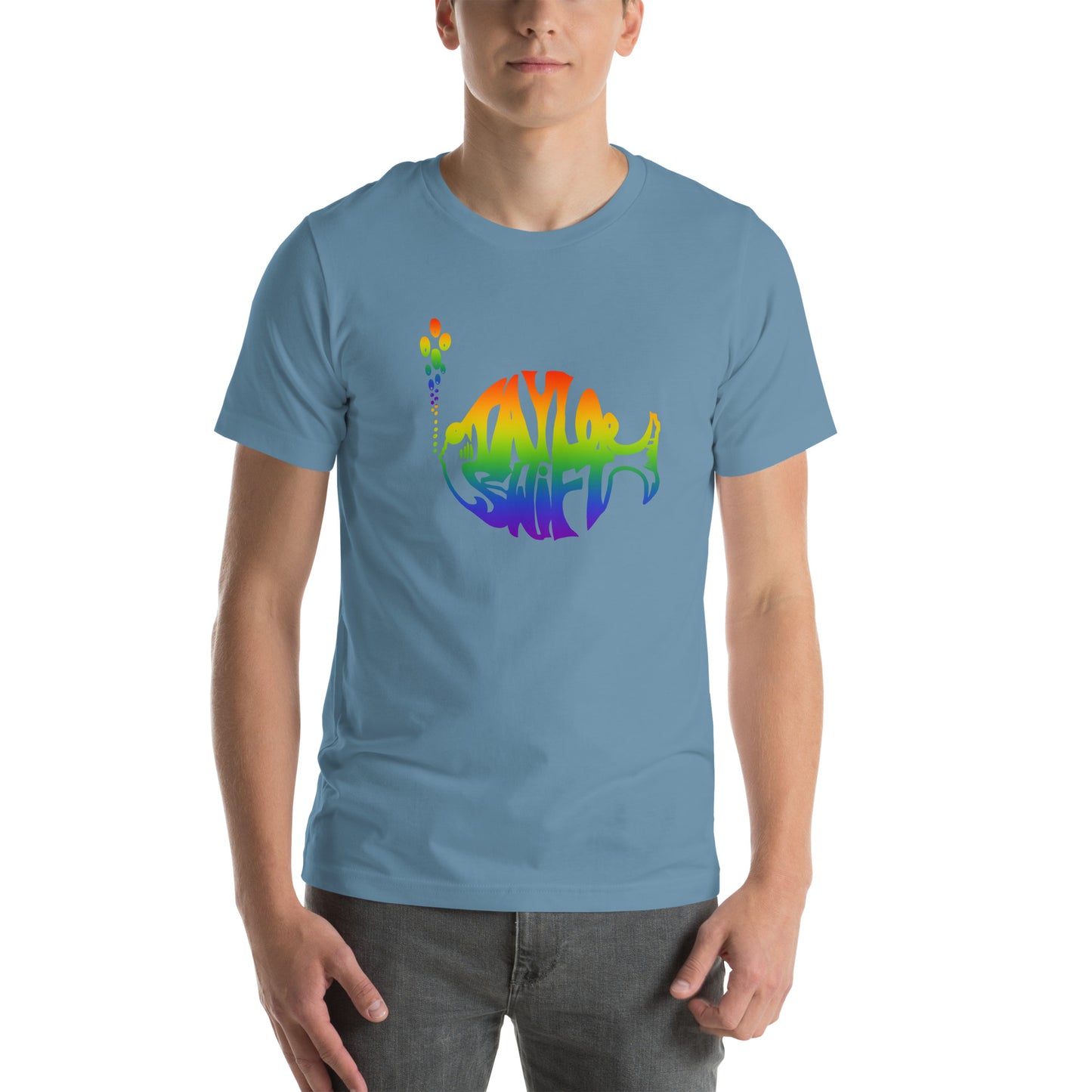 The Swiphtie T (Taylor's Version): Taylor Swift & Phish Rainbow t-shirt Unisex (large logo design)