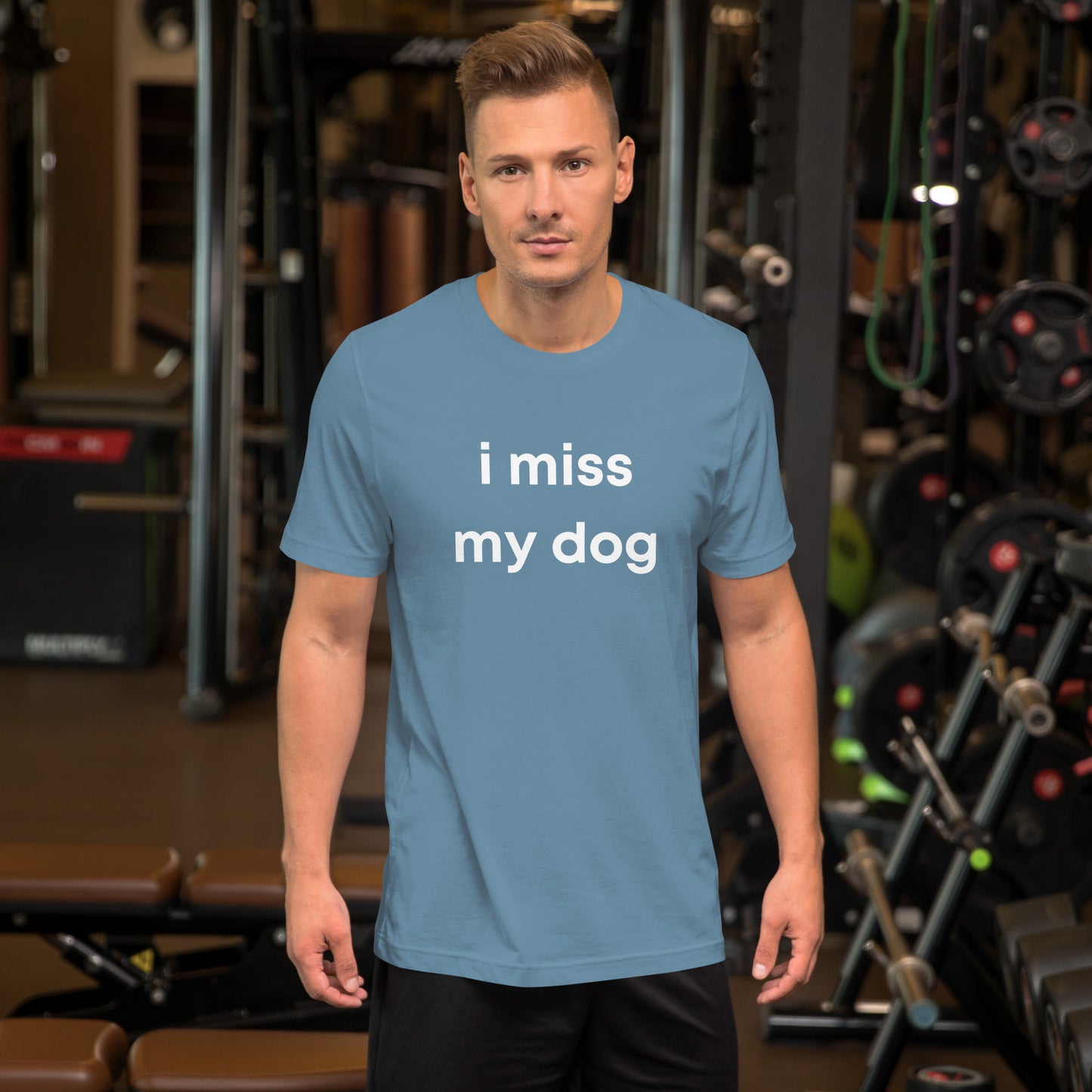 i miss my dog | unisex travel T-shirt