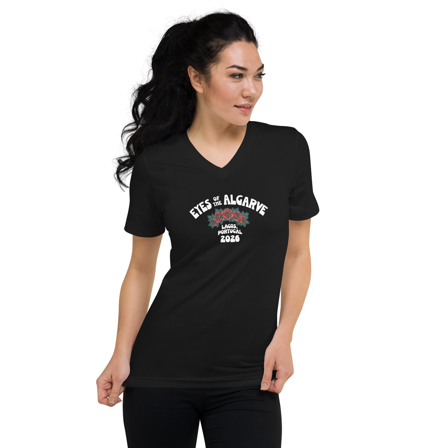 Eyes of the Algarve Unisex Short Sleeve V-Neck
