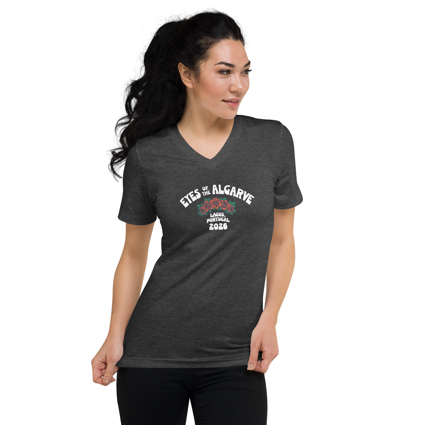 Eyes of the Algarve Unisex Short Sleeve V-Neck