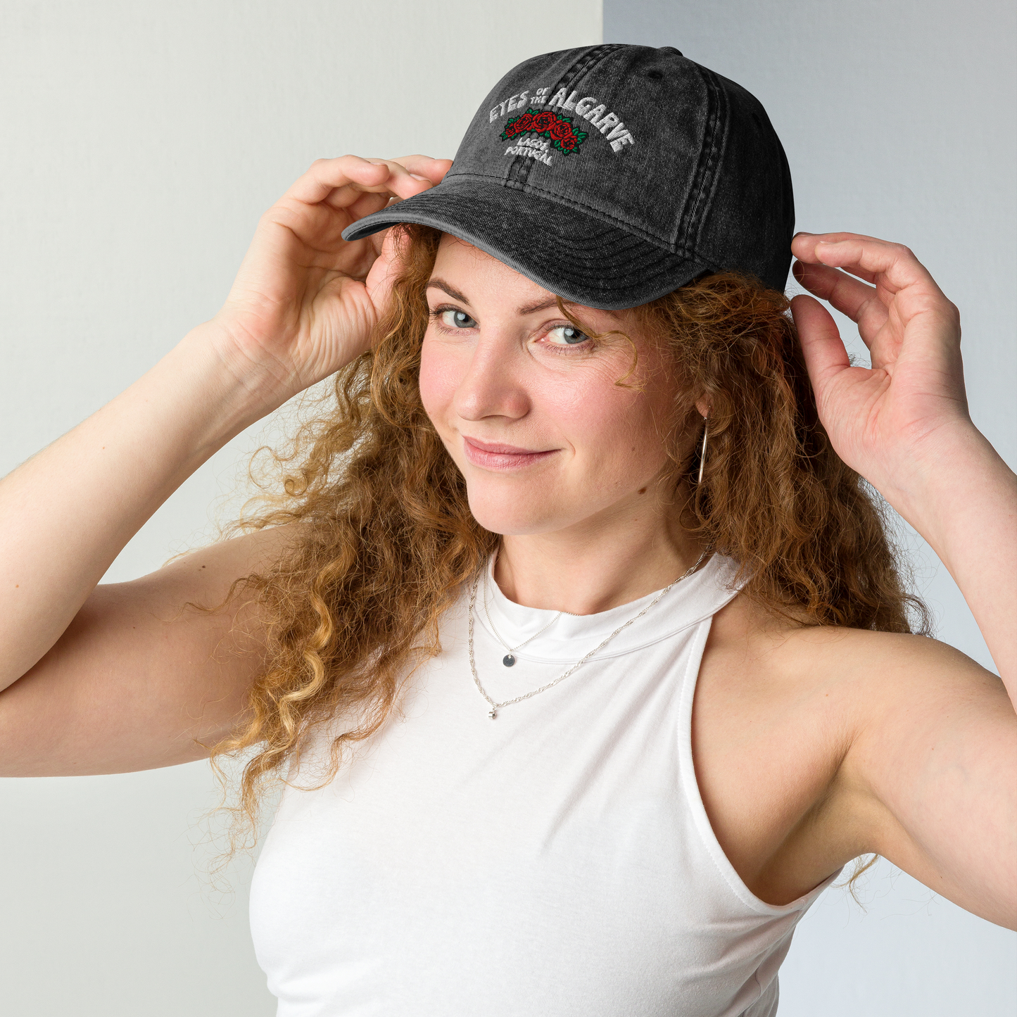 Eyes of the Algarve Embroidered Cap