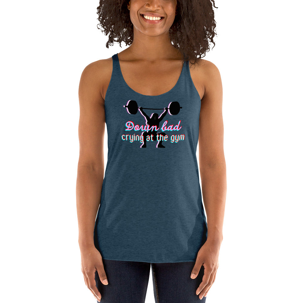 Down Bad Crying at the Gym Workout Tank | Swiftie The Tortured Poets Department inspired