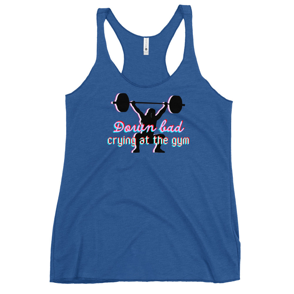 Down Bad Crying at the Gym Workout Tank | Swiftie The Tortured Poets Department inspired