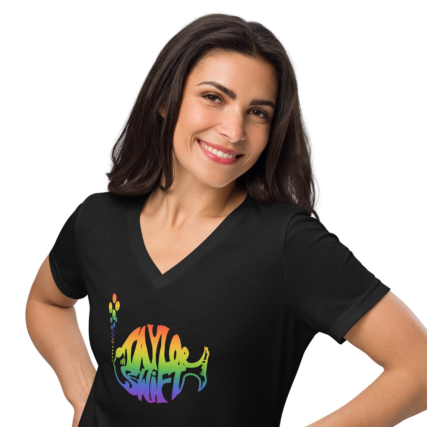 Women's Swiphtie T | Relaxed V-Neck