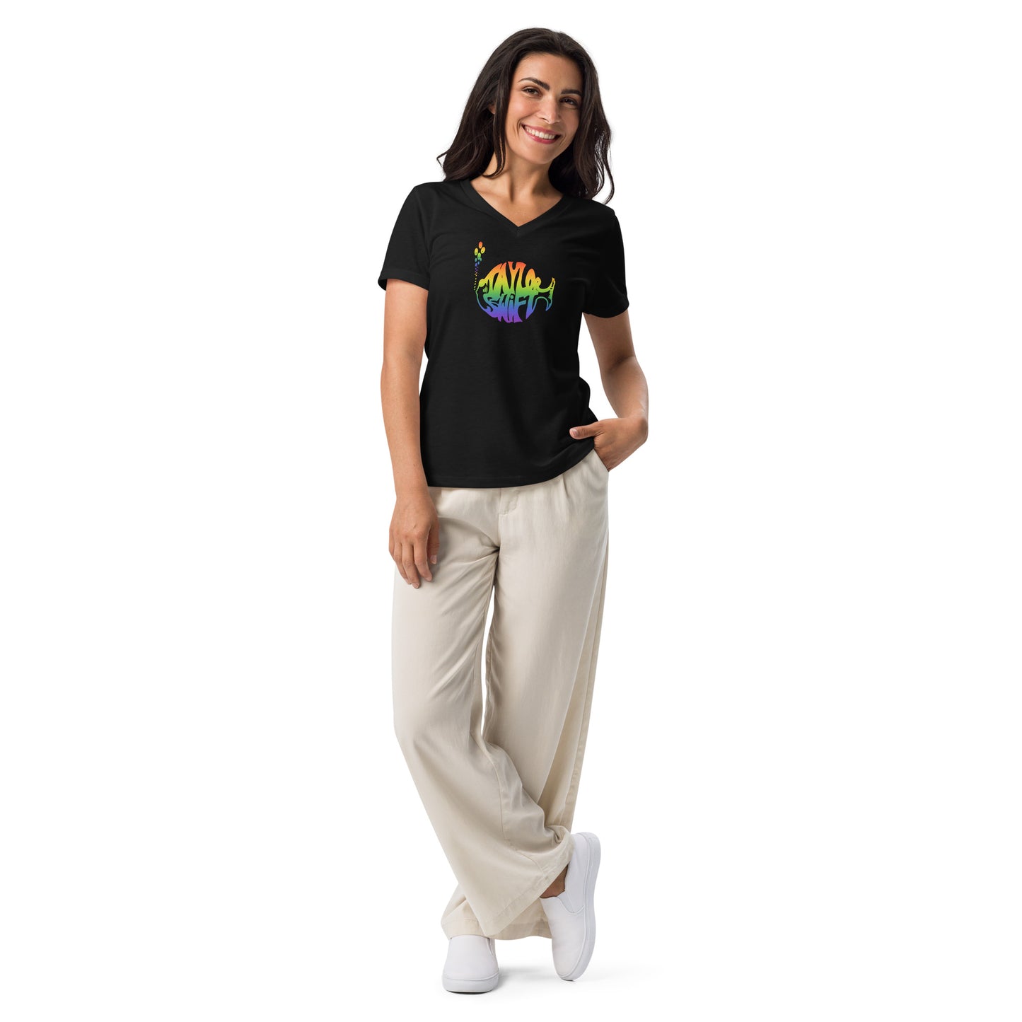 Women's Swiphtie T | Relaxed V-Neck