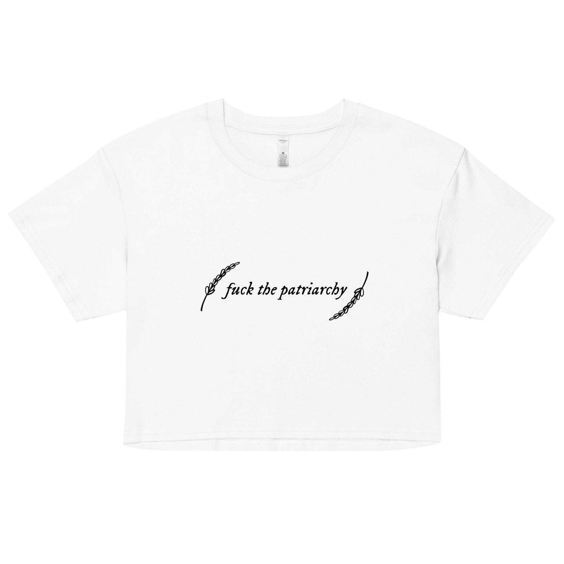 Fuck The Patriarchy - Taylor Swift Red Era Eras Tour inspired women's crop top