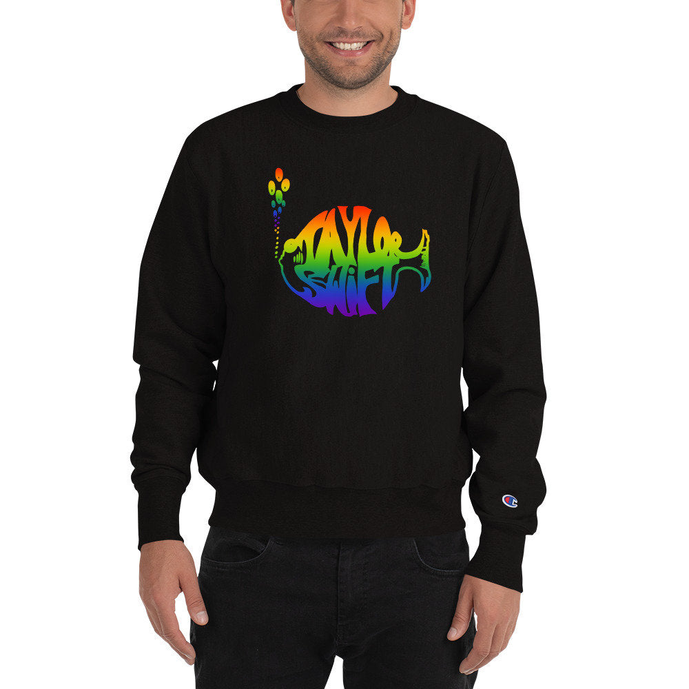 Swiphtie T: Taylor Swift & Phish Rainbow Fish Sweatshirt