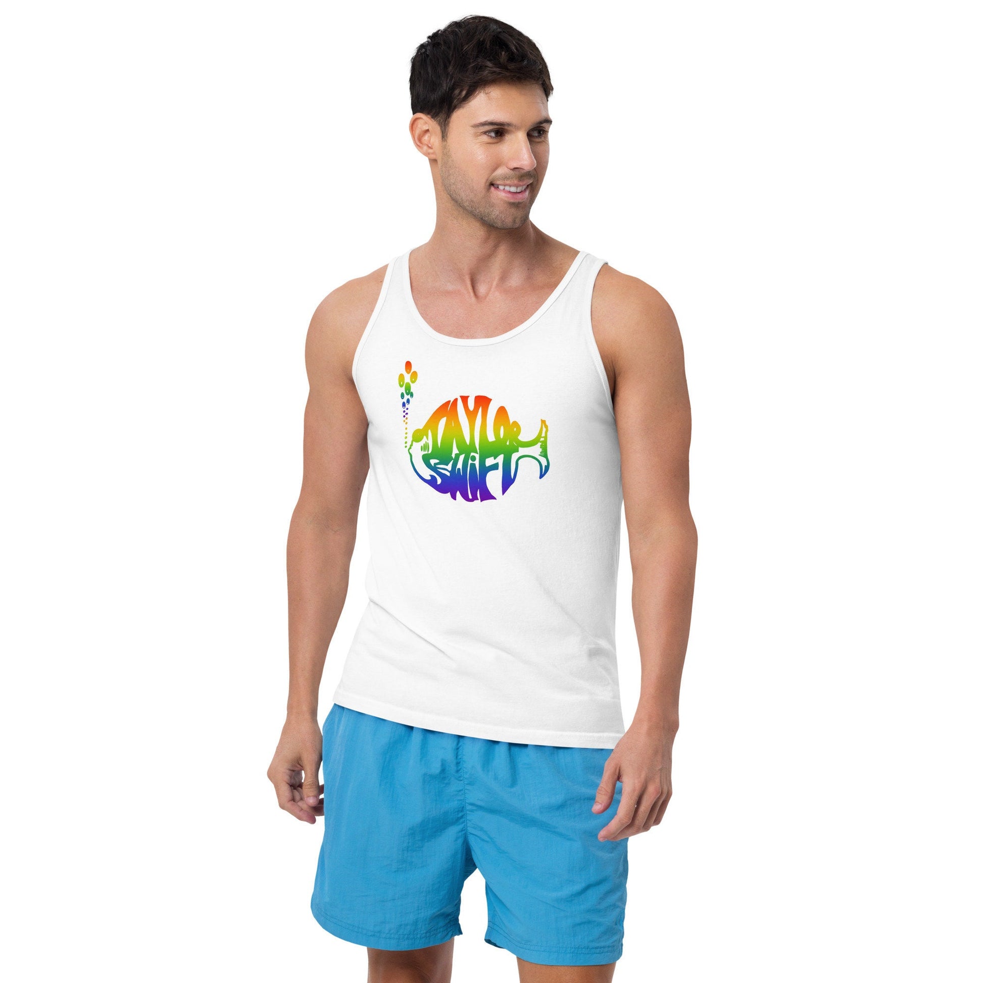 Swiphtie Tank: Swiftie & Phish Rainbow